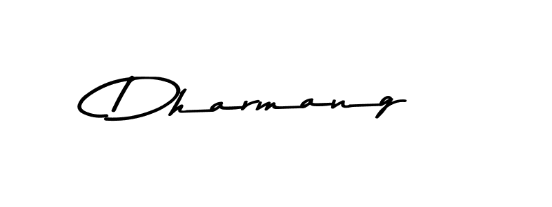 How to make Dharmang signature? Asem Kandis PERSONAL USE is a professional autograph style. Create handwritten signature for Dharmang name. Dharmang signature style 9 images and pictures png
