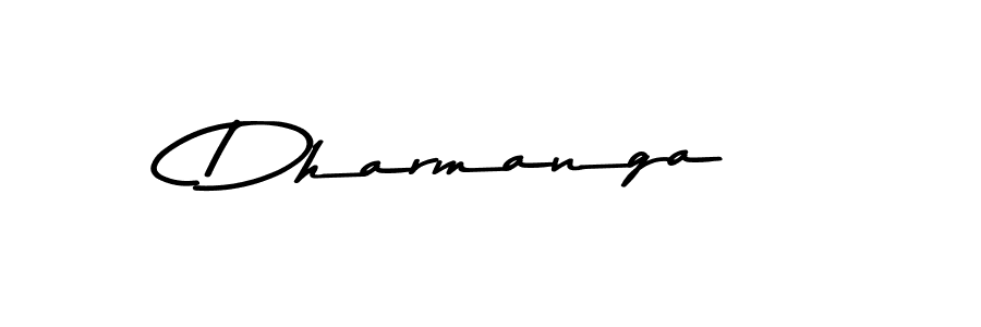 Design your own signature with our free online signature maker. With this signature software, you can create a handwritten (Asem Kandis PERSONAL USE) signature for name Dharmanga. Dharmanga signature style 9 images and pictures png