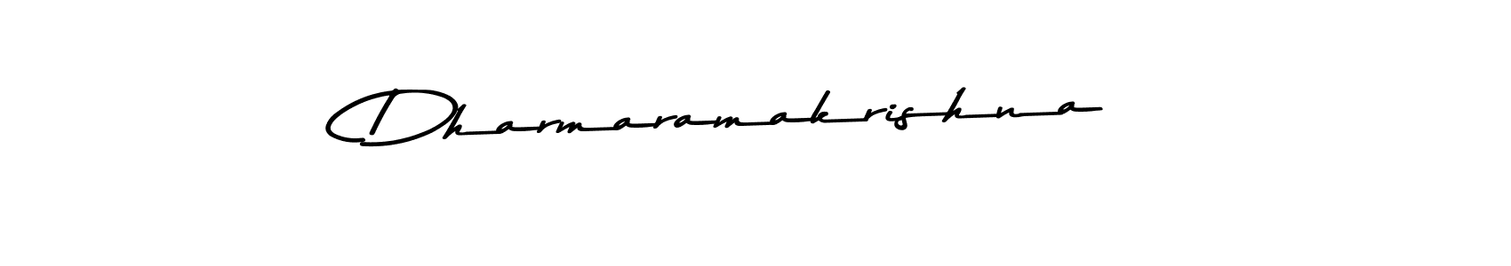 Dharmaramakrishna stylish signature style. Best Handwritten Sign (Asem Kandis PERSONAL USE) for my name. Handwritten Signature Collection Ideas for my name Dharmaramakrishna. Dharmaramakrishna signature style 9 images and pictures png