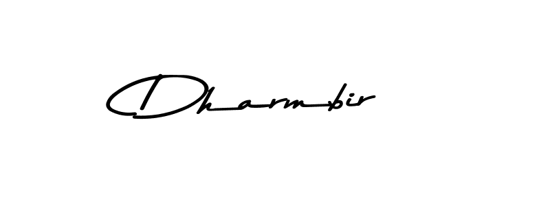 How to make Dharmbir name signature. Use Asem Kandis PERSONAL USE style for creating short signs online. This is the latest handwritten sign. Dharmbir signature style 9 images and pictures png