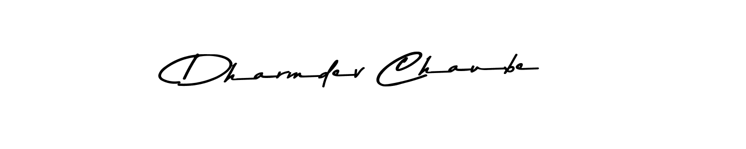 Use a signature maker to create a handwritten signature online. With this signature software, you can design (Asem Kandis PERSONAL USE) your own signature for name Dharmdev Chaube. Dharmdev Chaube signature style 9 images and pictures png