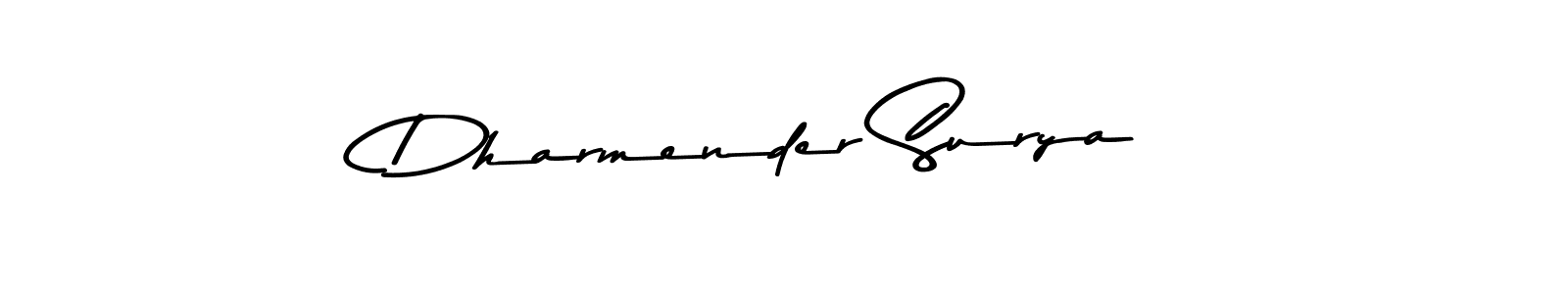 if you are searching for the best signature style for your name Dharmender Surya. so please give up your signature search. here we have designed multiple signature styles  using Asem Kandis PERSONAL USE. Dharmender Surya signature style 9 images and pictures png