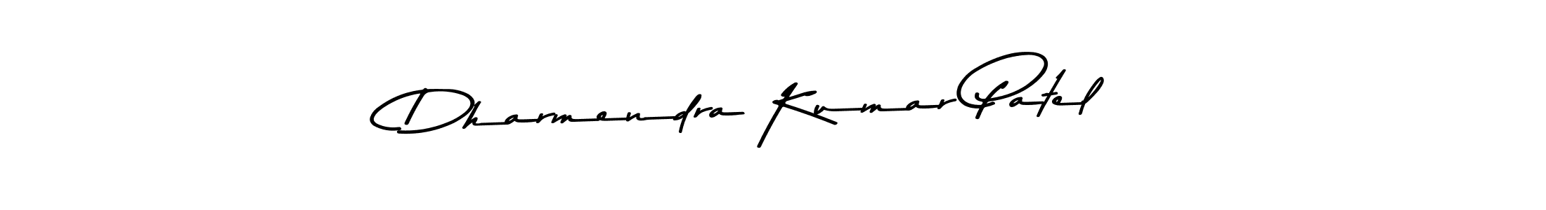 Create a beautiful signature design for name Dharmendra Kumar Patel. With this signature (Asem Kandis PERSONAL USE) fonts, you can make a handwritten signature for free. Dharmendra Kumar Patel signature style 9 images and pictures png