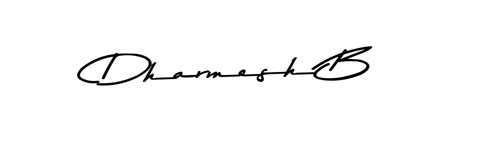 How to Draw Dharmesh B signature style? Asem Kandis PERSONAL USE is a latest design signature styles for name Dharmesh B. Dharmesh B signature style 9 images and pictures png