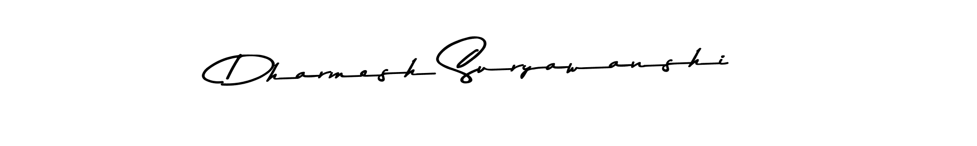 Make a beautiful signature design for name Dharmesh Suryawanshi. With this signature (Asem Kandis PERSONAL USE) style, you can create a handwritten signature for free. Dharmesh Suryawanshi signature style 9 images and pictures png