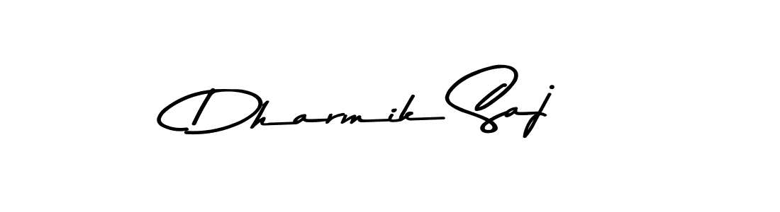Asem Kandis PERSONAL USE is a professional signature style that is perfect for those who want to add a touch of class to their signature. It is also a great choice for those who want to make their signature more unique. Get Dharmik Saj name to fancy signature for free. Dharmik Saj signature style 9 images and pictures png