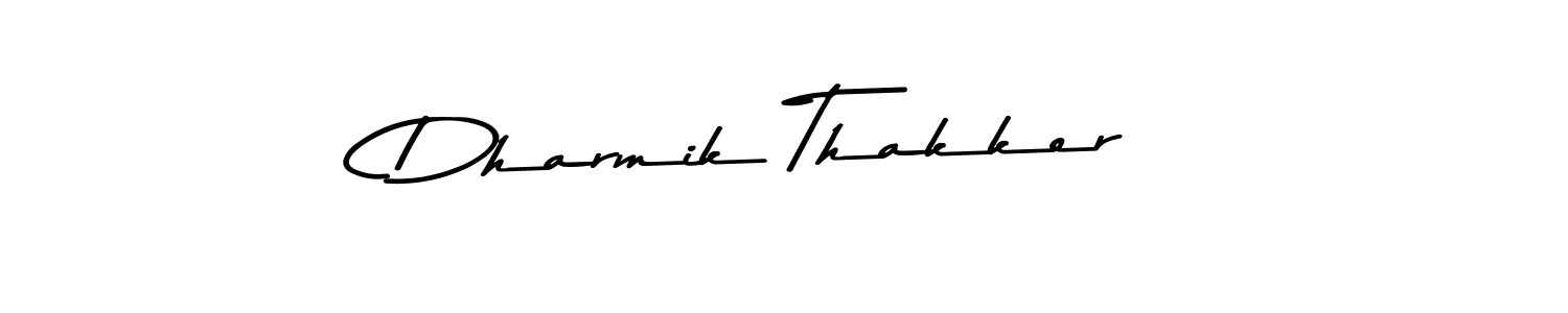 Also we have Dharmik Thakker name is the best signature style. Create professional handwritten signature collection using Asem Kandis PERSONAL USE autograph style. Dharmik Thakker signature style 9 images and pictures png