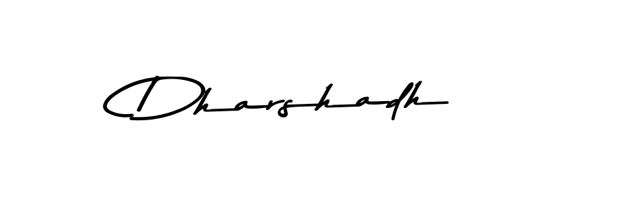 Dharshadh stylish signature style. Best Handwritten Sign (Asem Kandis PERSONAL USE) for my name. Handwritten Signature Collection Ideas for my name Dharshadh. Dharshadh signature style 9 images and pictures png