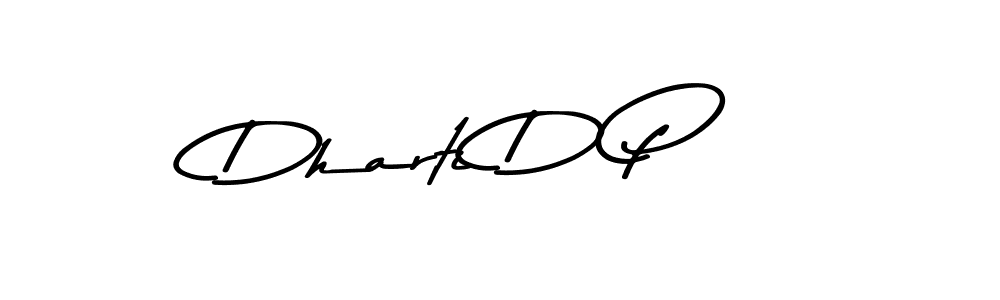 How to Draw Dharti D P signature style? Asem Kandis PERSONAL USE is a latest design signature styles for name Dharti D P. Dharti D P signature style 9 images and pictures png