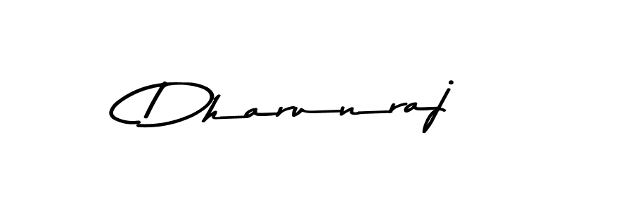 Make a beautiful signature design for name Dharunraj. With this signature (Asem Kandis PERSONAL USE) style, you can create a handwritten signature for free. Dharunraj signature style 9 images and pictures png