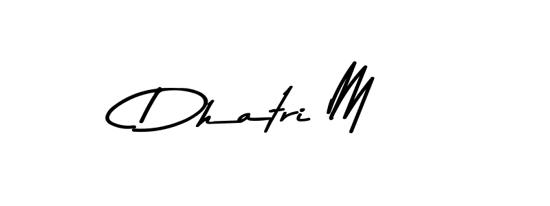 You can use this online signature creator to create a handwritten signature for the name Dhatri M. This is the best online autograph maker. Dhatri M signature style 9 images and pictures png