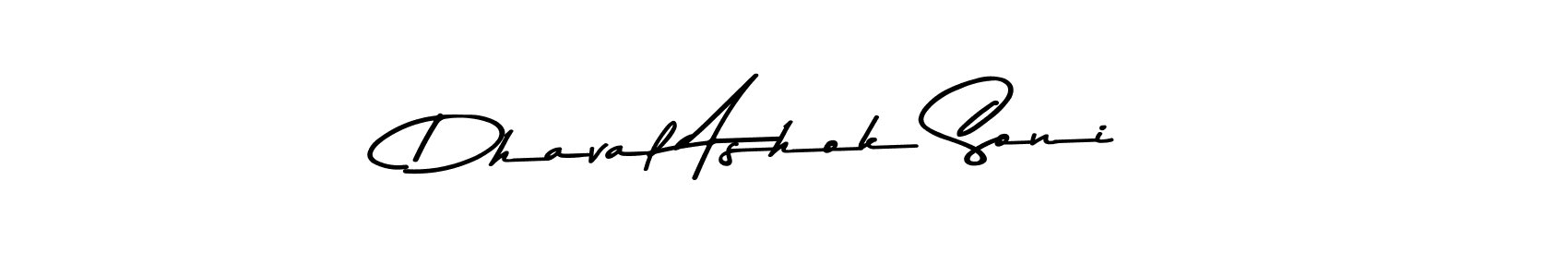 Use a signature maker to create a handwritten signature online. With this signature software, you can design (Asem Kandis PERSONAL USE) your own signature for name Dhaval Ashok Soni. Dhaval Ashok Soni signature style 9 images and pictures png