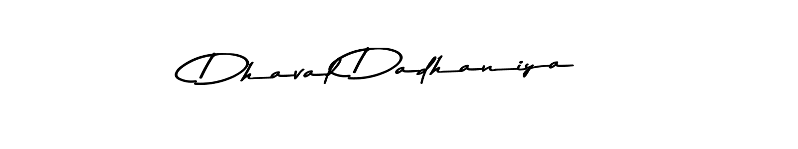 It looks lik you need a new signature style for name Dhaval Dadhaniya. Design unique handwritten (Asem Kandis PERSONAL USE) signature with our free signature maker in just a few clicks. Dhaval Dadhaniya signature style 9 images and pictures png