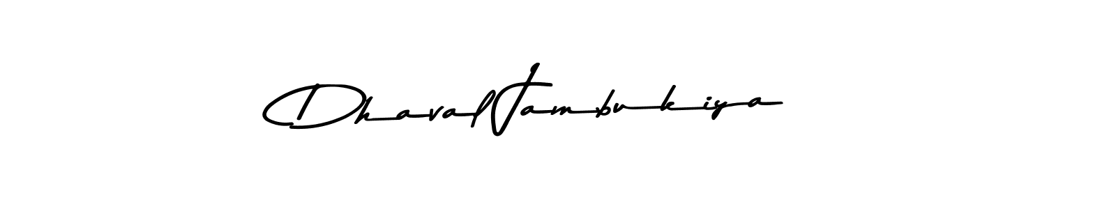 Use a signature maker to create a handwritten signature online. With this signature software, you can design (Asem Kandis PERSONAL USE) your own signature for name Dhaval Jambukiya. Dhaval Jambukiya signature style 9 images and pictures png