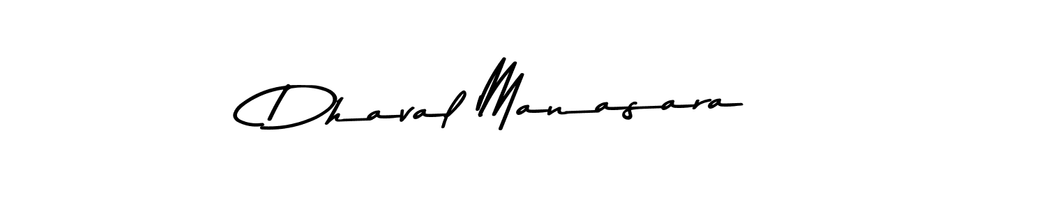 Design your own signature with our free online signature maker. With this signature software, you can create a handwritten (Asem Kandis PERSONAL USE) signature for name Dhaval Manasara. Dhaval Manasara signature style 9 images and pictures png