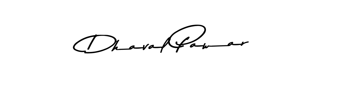 Design your own signature with our free online signature maker. With this signature software, you can create a handwritten (Asem Kandis PERSONAL USE) signature for name Dhaval Pawar. Dhaval Pawar signature style 9 images and pictures png