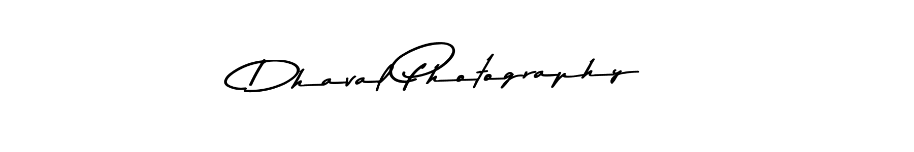 Create a beautiful signature design for name Dhaval Photography. With this signature (Asem Kandis PERSONAL USE) fonts, you can make a handwritten signature for free. Dhaval Photography signature style 9 images and pictures png