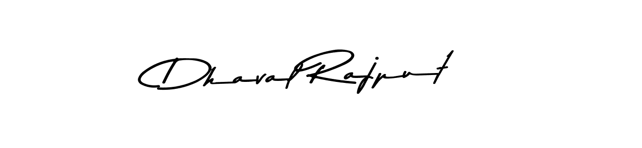 Use a signature maker to create a handwritten signature online. With this signature software, you can design (Asem Kandis PERSONAL USE) your own signature for name Dhaval Rajput. Dhaval Rajput signature style 9 images and pictures png