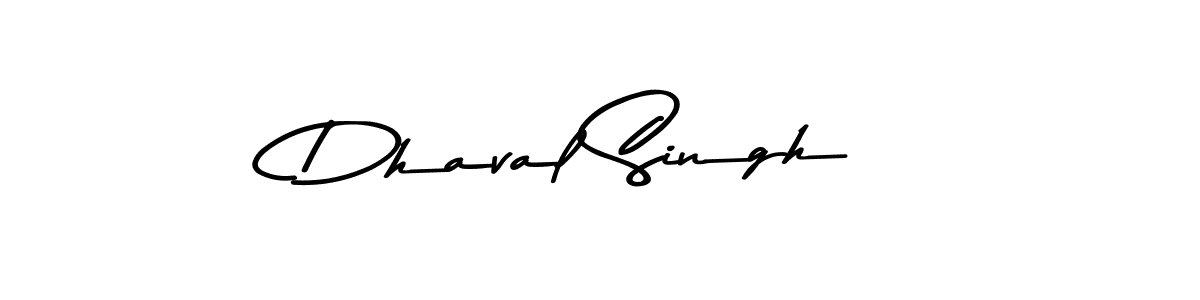 Create a beautiful signature design for name Dhaval Singh. With this signature (Asem Kandis PERSONAL USE) fonts, you can make a handwritten signature for free. Dhaval Singh signature style 9 images and pictures png