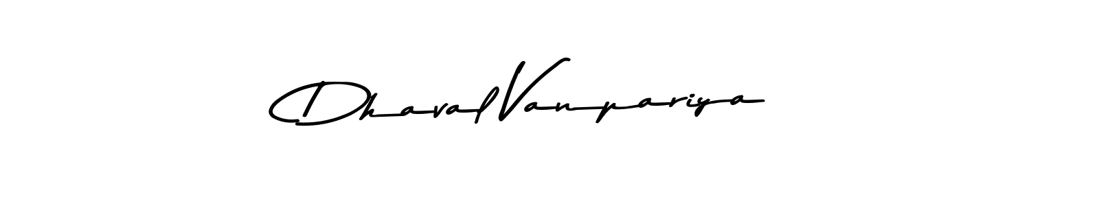 if you are searching for the best signature style for your name Dhaval Vanpariya. so please give up your signature search. here we have designed multiple signature styles  using Asem Kandis PERSONAL USE. Dhaval Vanpariya signature style 9 images and pictures png