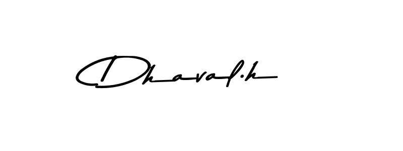 Similarly Asem Kandis PERSONAL USE is the best handwritten signature design. Signature creator online .You can use it as an online autograph creator for name Dhaval.h. Dhaval.h signature style 9 images and pictures png