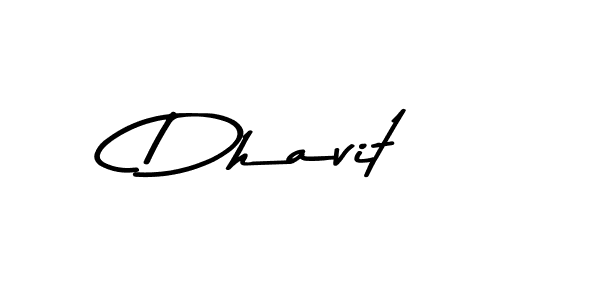 How to make Dhavit name signature. Use Asem Kandis PERSONAL USE style for creating short signs online. This is the latest handwritten sign. Dhavit signature style 9 images and pictures png