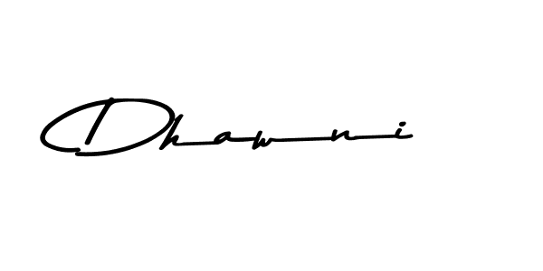 How to make Dhawni signature? Asem Kandis PERSONAL USE is a professional autograph style. Create handwritten signature for Dhawni name. Dhawni signature style 9 images and pictures png