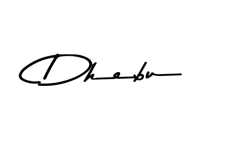 Use a signature maker to create a handwritten signature online. With this signature software, you can design (Asem Kandis PERSONAL USE) your own signature for name Dhebu. Dhebu signature style 9 images and pictures png