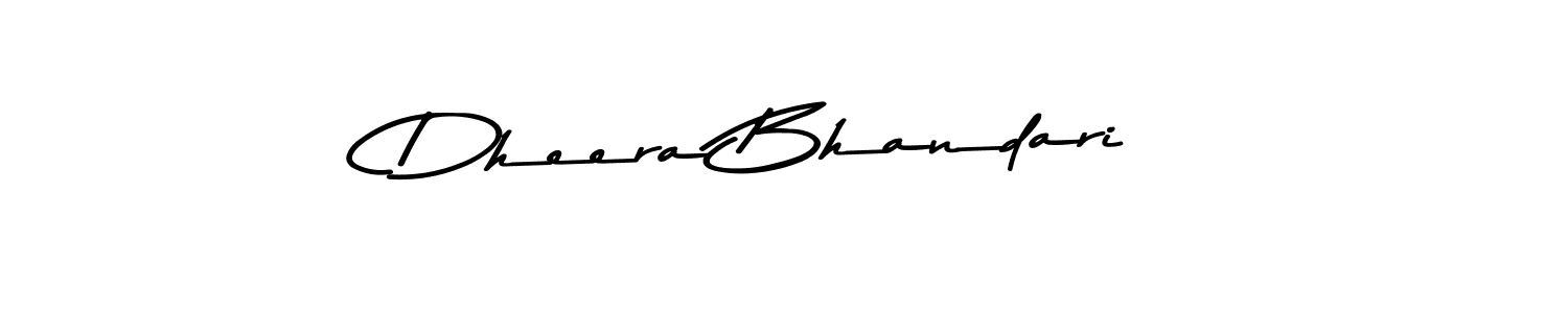 if you are searching for the best signature style for your name Dheera Bhandari. so please give up your signature search. here we have designed multiple signature styles  using Asem Kandis PERSONAL USE. Dheera Bhandari signature style 9 images and pictures png