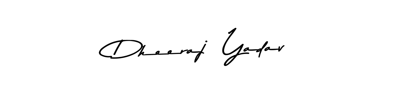 Design your own signature with our free online signature maker. With this signature software, you can create a handwritten (Asem Kandis PERSONAL USE) signature for name Dheeraj  Yadav. Dheeraj  Yadav signature style 9 images and pictures png
