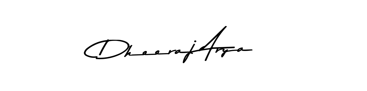 Use a signature maker to create a handwritten signature online. With this signature software, you can design (Asem Kandis PERSONAL USE) your own signature for name Dheeraj Arya. Dheeraj Arya signature style 9 images and pictures png