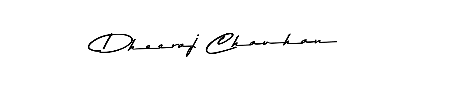 Dheeraj Chauhan stylish signature style. Best Handwritten Sign (Asem Kandis PERSONAL USE) for my name. Handwritten Signature Collection Ideas for my name Dheeraj Chauhan. Dheeraj Chauhan signature style 9 images and pictures png