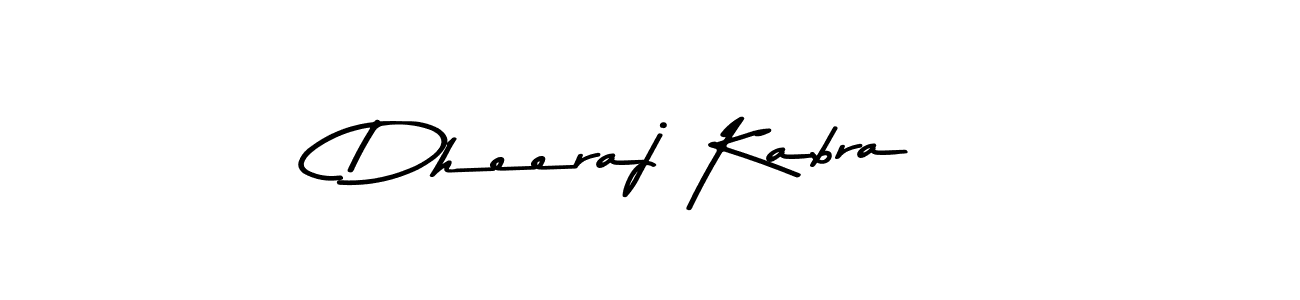 Create a beautiful signature design for name Dheeraj Kabra. With this signature (Asem Kandis PERSONAL USE) fonts, you can make a handwritten signature for free. Dheeraj Kabra signature style 9 images and pictures png