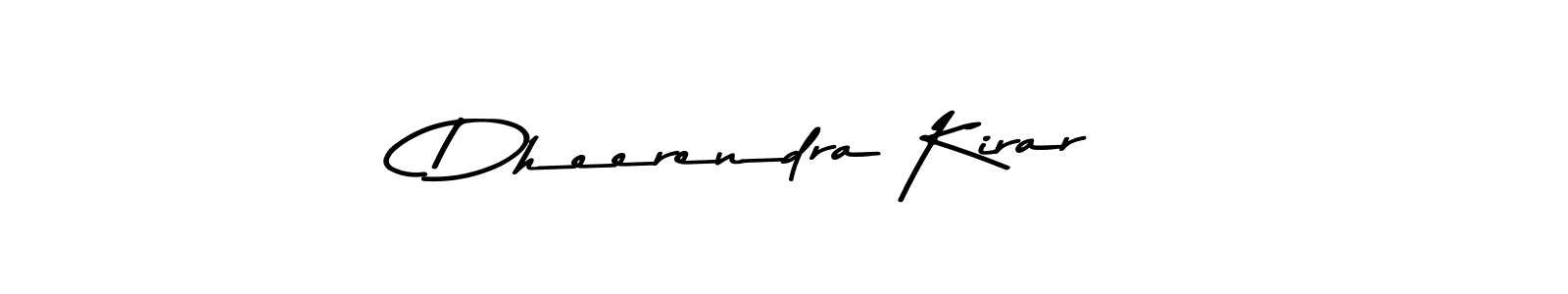 Also You can easily find your signature by using the search form. We will create Dheerendra Kirar name handwritten signature images for you free of cost using Asem Kandis PERSONAL USE sign style. Dheerendra Kirar signature style 9 images and pictures png