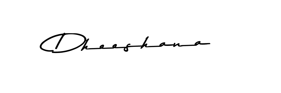 Design your own signature with our free online signature maker. With this signature software, you can create a handwritten (Asem Kandis PERSONAL USE) signature for name Dheeshana. Dheeshana signature style 9 images and pictures png