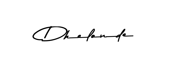 How to Draw Dhelonde signature style? Asem Kandis PERSONAL USE is a latest design signature styles for name Dhelonde. Dhelonde signature style 9 images and pictures png