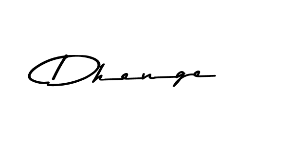 How to make Dhenge signature? Asem Kandis PERSONAL USE is a professional autograph style. Create handwritten signature for Dhenge name. Dhenge signature style 9 images and pictures png