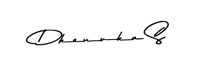 Create a beautiful signature design for name Dhenuka S. With this signature (Asem Kandis PERSONAL USE) fonts, you can make a handwritten signature for free. Dhenuka S signature style 9 images and pictures png