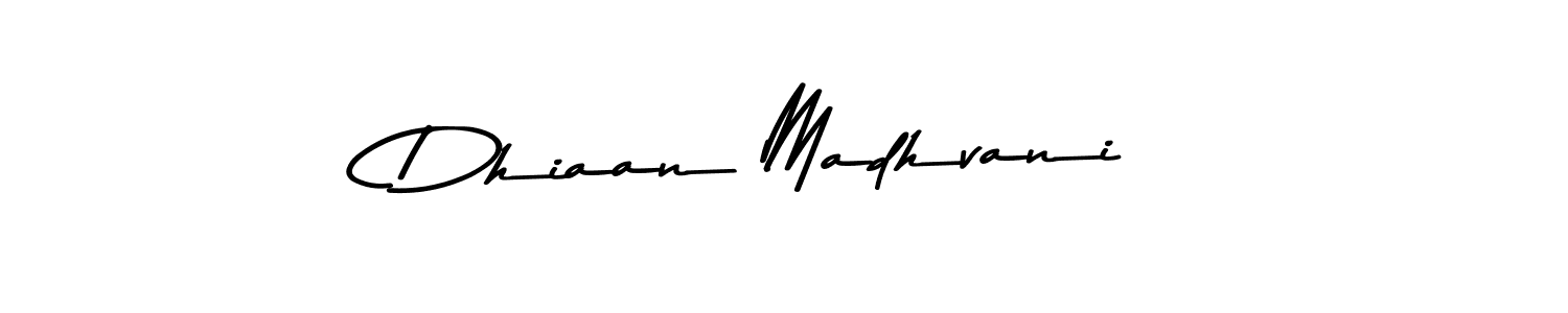 Asem Kandis PERSONAL USE is a professional signature style that is perfect for those who want to add a touch of class to their signature. It is also a great choice for those who want to make their signature more unique. Get Dhiaan Madhvani name to fancy signature for free. Dhiaan Madhvani signature style 9 images and pictures png