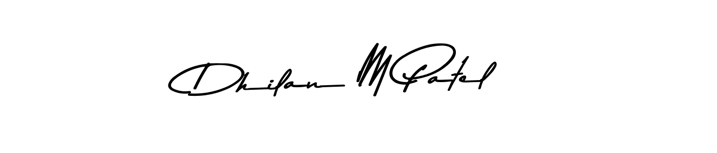 Make a beautiful signature design for name Dhilan M Patel. Use this online signature maker to create a handwritten signature for free. Dhilan M Patel signature style 9 images and pictures png