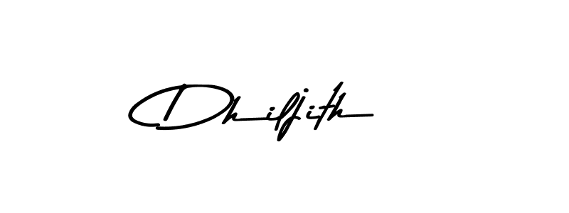 Design your own signature with our free online signature maker. With this signature software, you can create a handwritten (Asem Kandis PERSONAL USE) signature for name Dhiljith. Dhiljith signature style 9 images and pictures png
