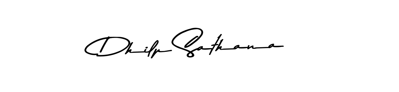 Also You can easily find your signature by using the search form. We will create Dhilp Sathana name handwritten signature images for you free of cost using Asem Kandis PERSONAL USE sign style. Dhilp Sathana signature style 9 images and pictures png