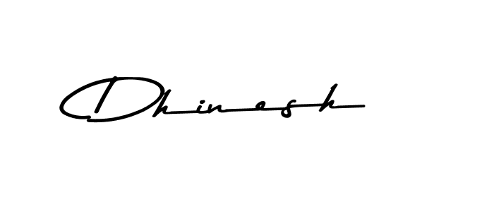Make a beautiful signature design for name Dhinesh. With this signature (Asem Kandis PERSONAL USE) style, you can create a handwritten signature for free. Dhinesh signature style 9 images and pictures png