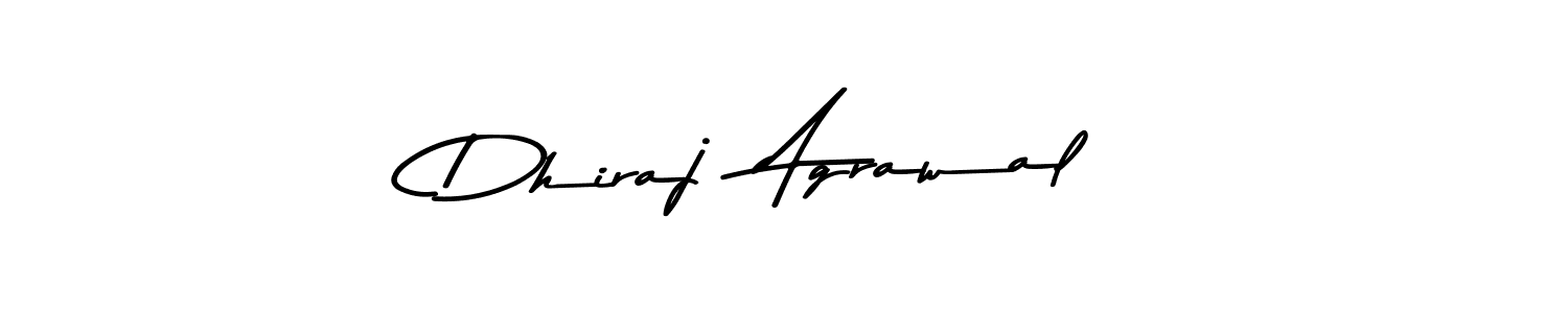 Asem Kandis PERSONAL USE is a professional signature style that is perfect for those who want to add a touch of class to their signature. It is also a great choice for those who want to make their signature more unique. Get Dhiraj  Agrawal name to fancy signature for free. Dhiraj  Agrawal signature style 9 images and pictures png
