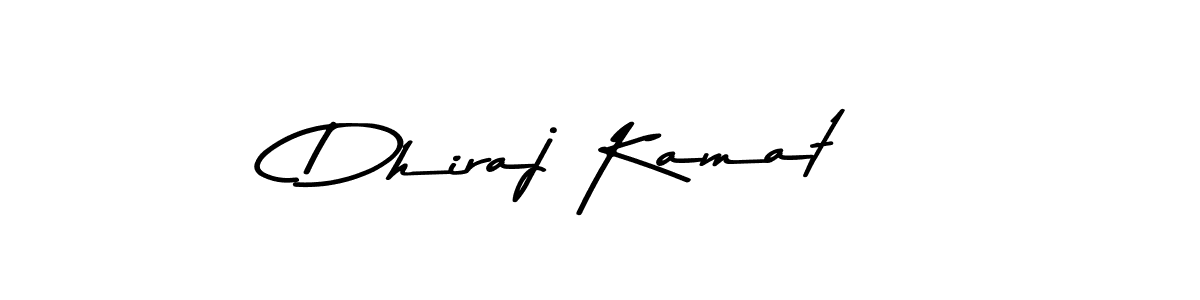 Dhiraj Kamat stylish signature style. Best Handwritten Sign (Asem Kandis PERSONAL USE) for my name. Handwritten Signature Collection Ideas for my name Dhiraj Kamat. Dhiraj Kamat signature style 9 images and pictures png