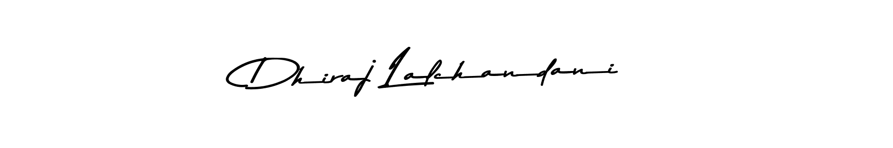 You should practise on your own different ways (Asem Kandis PERSONAL USE) to write your name (Dhiraj Lalchandani) in signature. don't let someone else do it for you. Dhiraj Lalchandani signature style 9 images and pictures png