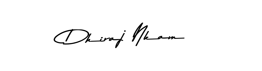 Also we have Dhiraj Nkam name is the best signature style. Create professional handwritten signature collection using Asem Kandis PERSONAL USE autograph style. Dhiraj Nkam signature style 9 images and pictures png