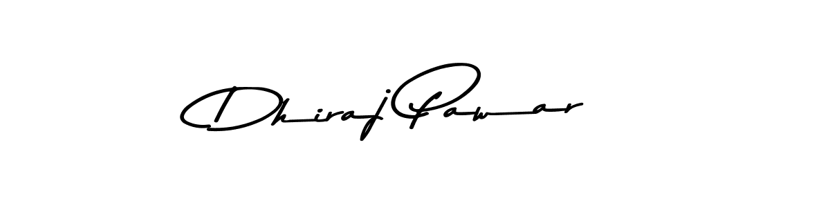 Design your own signature with our free online signature maker. With this signature software, you can create a handwritten (Asem Kandis PERSONAL USE) signature for name Dhiraj Pawar. Dhiraj Pawar signature style 9 images and pictures png