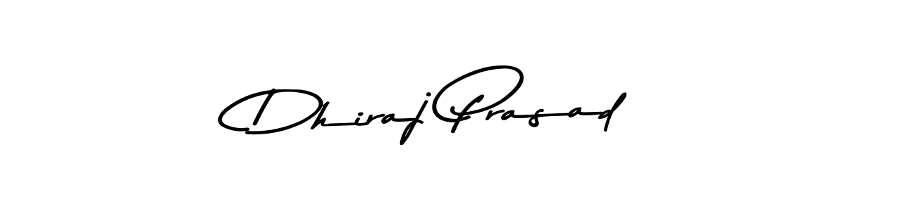 How to make Dhiraj Prasad name signature. Use Asem Kandis PERSONAL USE style for creating short signs online. This is the latest handwritten sign. Dhiraj Prasad signature style 9 images and pictures png