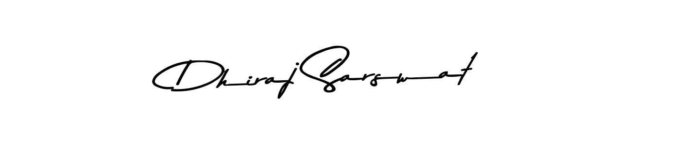 Similarly Asem Kandis PERSONAL USE is the best handwritten signature design. Signature creator online .You can use it as an online autograph creator for name Dhiraj Sarswat. Dhiraj Sarswat signature style 9 images and pictures png